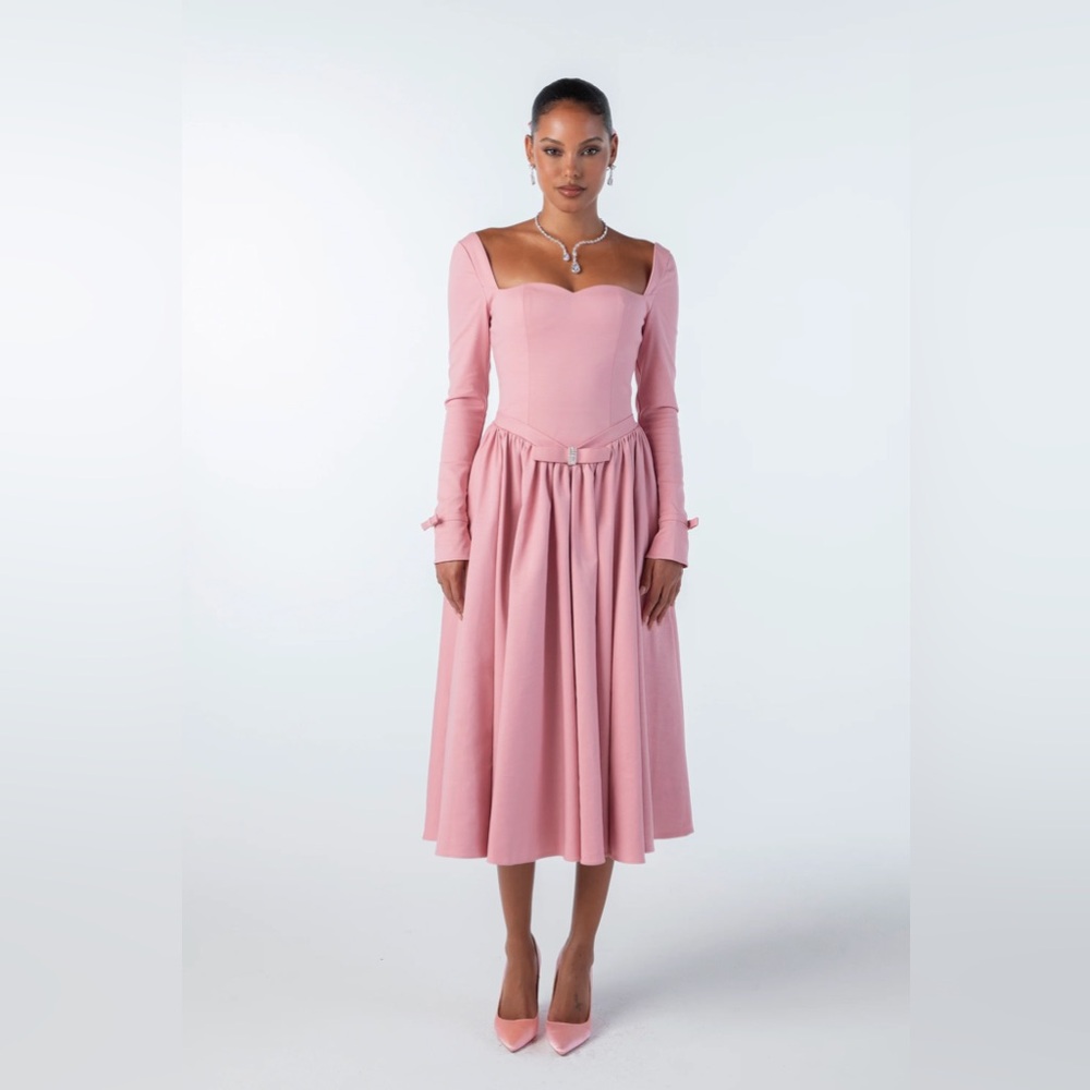 Nana Jacqueline Bernadette Dress Pink size Large NWOT